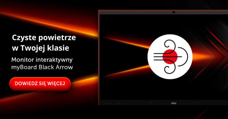 Monitor myBoard Black Arrow, a czyste powietrze w Twojej klasie!